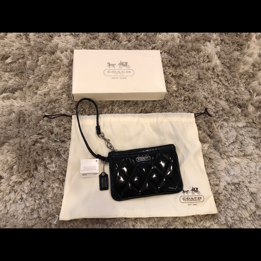 Coach Poppy Gloss Small Wristlet